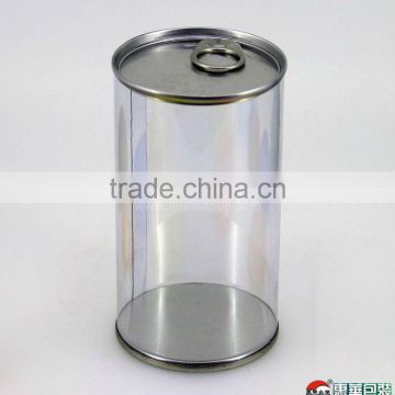 clear window plastic tube for gift packaging