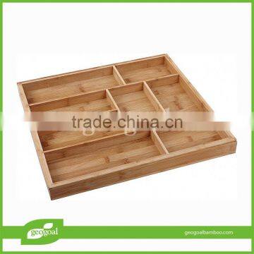 Promotional environmentally friendly bamboo organizer