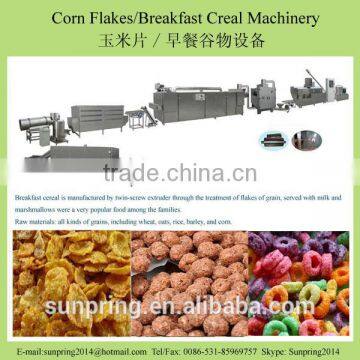Corn flakes breakfast cereal machine