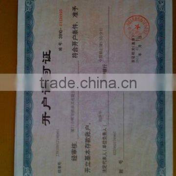 Opens an account licence