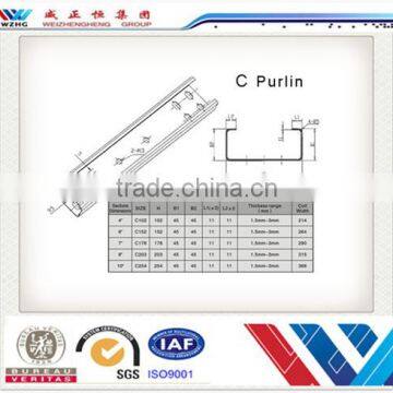 Low Cost Galvanized z Purlin Manufacturers in Dubai Ajman/u Shape Steel Beam photo-2