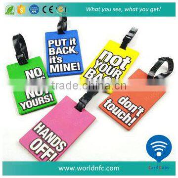 Promotion Plastic Baggage Tag Travel Tag With Transparent String photo-3