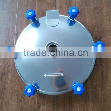 Stainless steel sanitary pressure manhole,wenzhou manhole cover