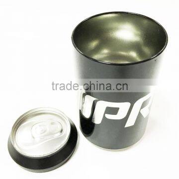 Round White Oil Tin Pail With Lid photo-5