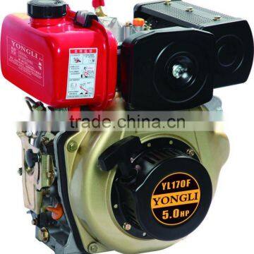 Air-cooled Kama diesel engine ,small diesel engine(YL170F)