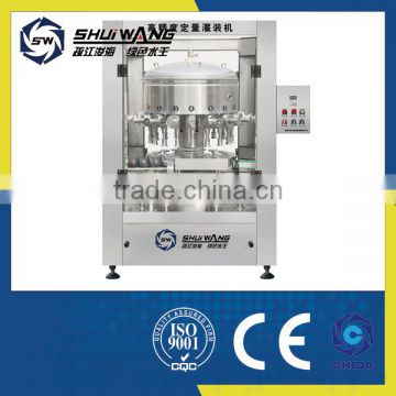 CE approved full automatic glass bottle filling machine