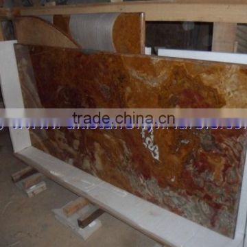 DECORATIVE MULTI RED ONYX COUNTERTOPS