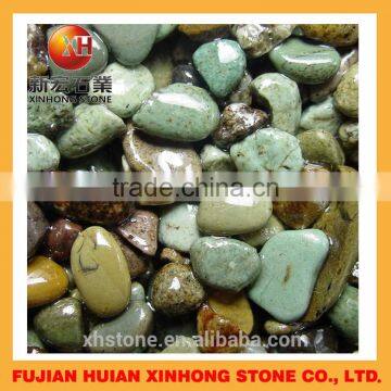 Green and Red Bulk Wholesale Tumbled Pebble Stone photo-3