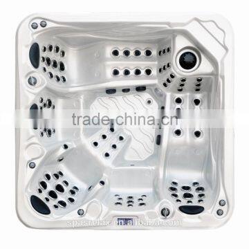 Hot Tub Spa Supplier Bathtub for 5 Persons Acrylic Hydro Bubble Bath photo-4