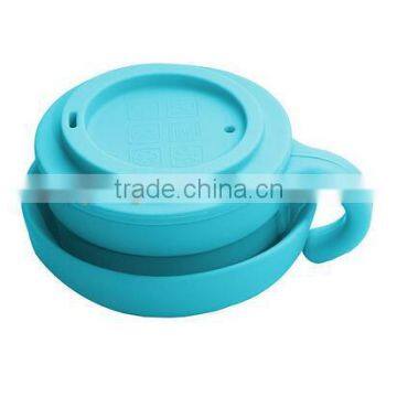 Silicone Travel Collapsible Camping Cup With Lid photo-5