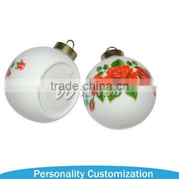 Hot Selling Christmas Ornaments Sublimation Christmas Ball Decorations