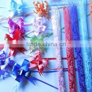 25MM Fashion Handmade Ribbon Flower For Christmas