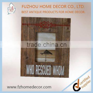 2017 Top Selling Antique Wooden Picture Photo Frame With Silk Screen Printing for Decoration photo-3