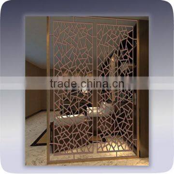 Custom Made Interior Stainless Steel Laser Cut Partition Screen