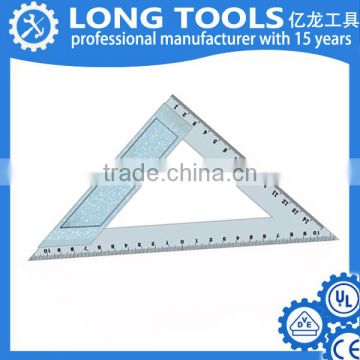 High quality students pcv 45 degree triangle drawing ruler