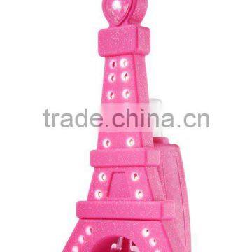 BATH and BODY WORKS PINK EIFFEL TOWER POCKETBAC HAND SANITIZER HOLDER