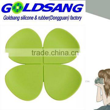 Hot Selling Custominzed Fllower Shape Heat Resistant Silicone Cup Mat photo-5