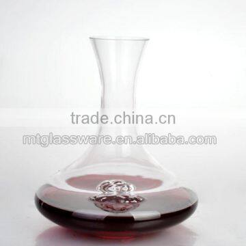 Handmade Clear Wine Aerator red wine Glass Decanter