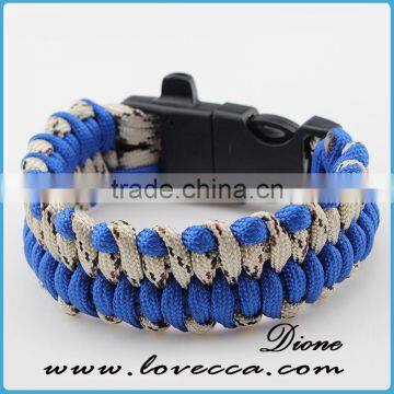 Cheap Survival Prepper Paracord Bracelet 550 for Camping Hiking photo-5