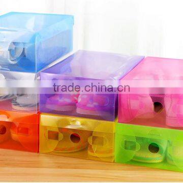 pp shoe box clear plastic folding packaging boxes