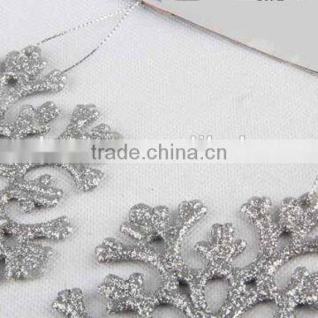 2PC Christmas Decoration Snowflake Pendant photo-3