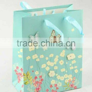 Printed Foldable Gift Bag With 3D Butterfly Patterns/Shopping Paper Bag photo-3