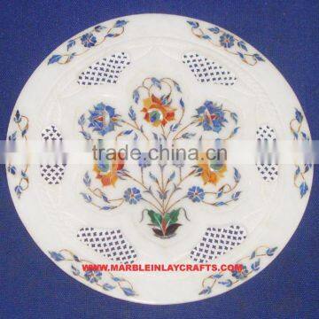 Handmade Marble Inlay Plate