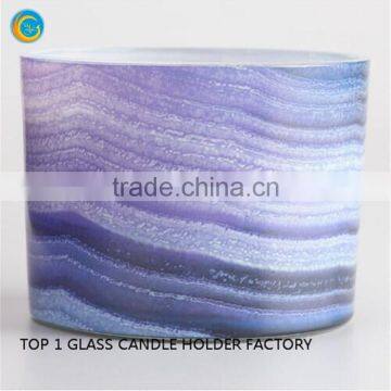 Wholesale Glass Pedestal Candle Holder With High Quality photo-2