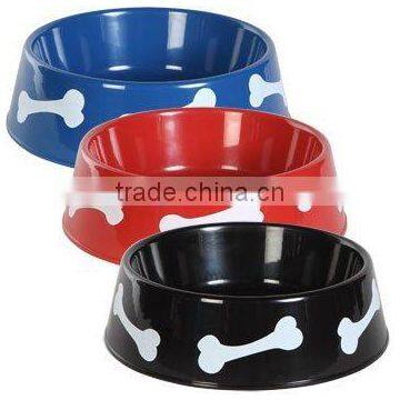 2017 New arrival galvanized metal non-slip pet food feeder dog cat water bowl