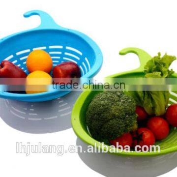Useful Plastic Fruit/Vegetable Basket With Strainer Function/Plastic Dropping Fruit Basket photo-3