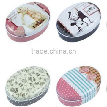 custom mini metal soap packaging tin box