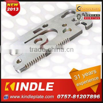 Kindle metal high precision laser cutting metal cufflinks parts with 31 years experience