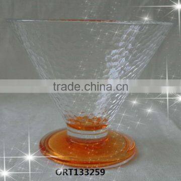 Wholesale clear Ice cream glass cup