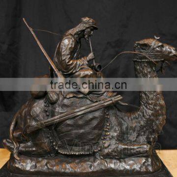 Bronze Arab on Camel Statue photo-5