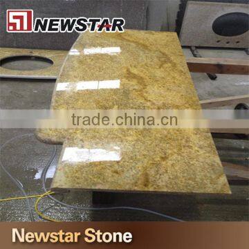 Newstar King Golden Brazilian Granite Slabs Vanity Top for Sale photo-3