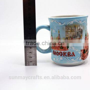 Wholesale Custom High Quality Russia MOCKBA Souvenir Ceramic Cup for Sale photo-5