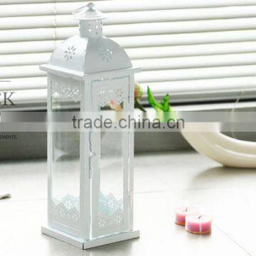 New 2017 White Vintage Style Moroccan Lantern Candle Holders photo-4