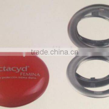 Plastic Round Folding Double Sided Mirror Pocket Mirror photo-5