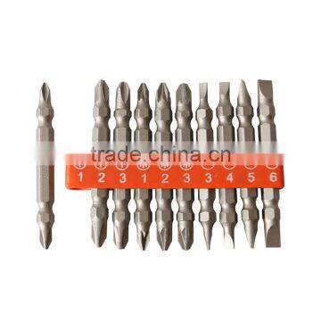 10PCS bit set(45054 Screwdriver head; group sets of products; electric tool assembly)