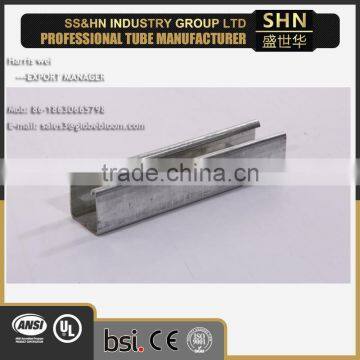 3 inch structural steel strut gi c channel iron strength