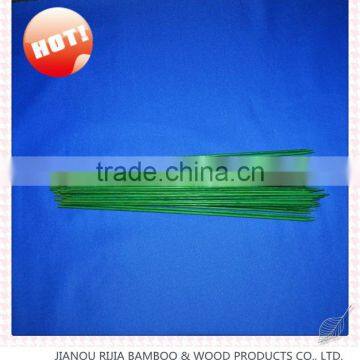 painted green color bamboo flower sticks