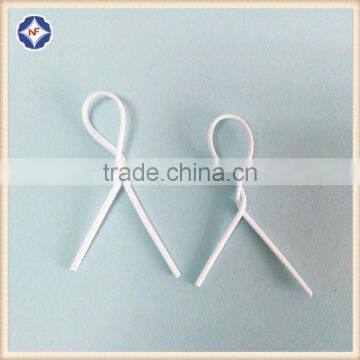 2017 Hot Sell Widely Used Single Wire Oval Plastic Coated Twist Tie photo-2
