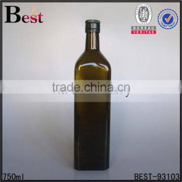 Best Selling Clear Dark Green 100ml Glass Olive Oil Bottle Aluminum Cap Cooking Oil Wholesale photo-4