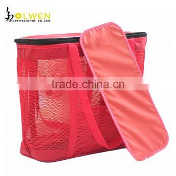 Breathy mesh dog carrier handbag for picnic