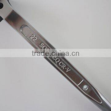 CRV Forged Reversible Double Sockets 19/21mm Ratchet Spanner Wrenches photo-3