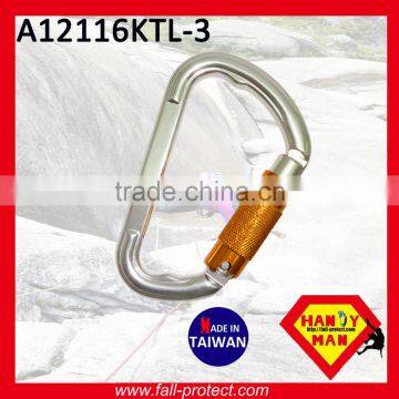 For Rescue Rock Climbing Quicklock Aluminum Carabiner With D Type