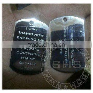 Stainless Steel Millitry Dog Tag photo-2