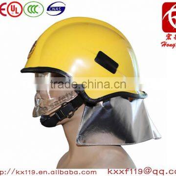 Factory Direct Sale Flame Retardant Shawls Firefighter Heat Resistant Helmet for Fire Frighting photo-3