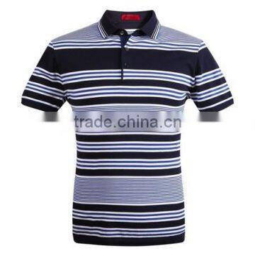 New Branded Yarn Dyed Men's Cotton Strip Polo t Shirt photo-3