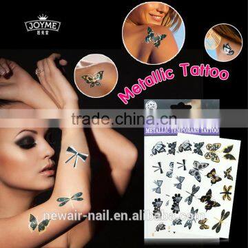 NEWAIR Butterfly Temporary Metallic Flash Temporary Tattoo photo-2